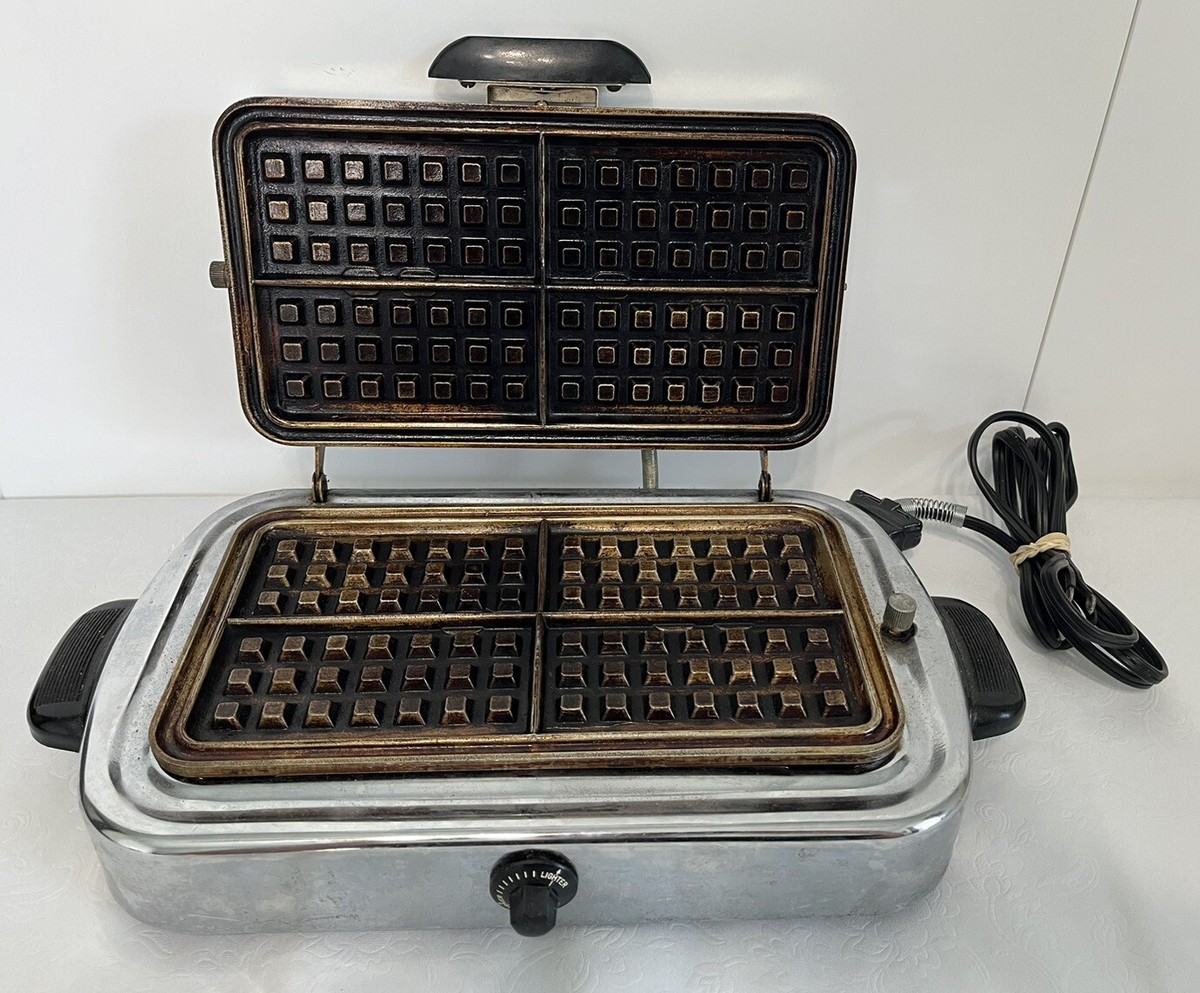 ROME OLD FASHIONED WAFFLE IRON ローム Old Fashioned Waffle Iron - Cast Iron, Rome Industries #1100