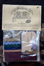 Vintage NOS Gail Wilson Duggan THE LOVESEAT SET DOLL HOUSE Minature 1983