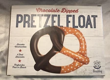 Wembley 4 Foot Diameter Chocolate Dipped Pretzel Float for Pool or Beach NIB!