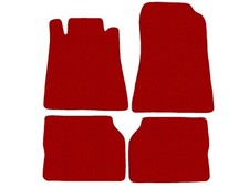 Fußmatten, Autoteppiche für Mercedes S cl C140 coupe 1991-1998, Rot x14 Rand