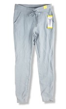 Andrew Marc New York Women's Jogger Sweatpants Rib Knit Pants Cement, S