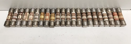 LOT OF 22 NOS! VARIOUS SIZE BUSSMANN LIMITRON KTK FUSES