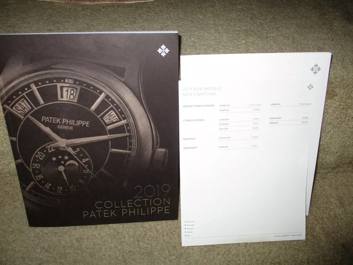 Patek philippe hotsell 2019 price list