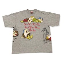 Vintage Walt Disney Snow White Seven Dwarf All Over Print Shirt