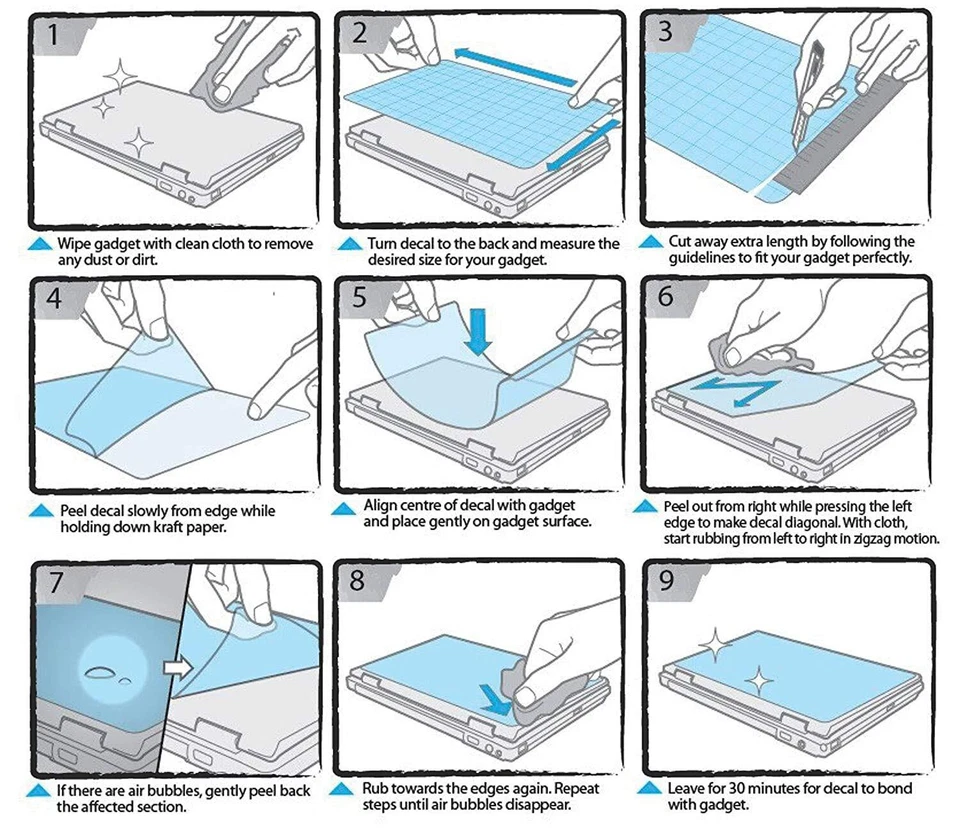 Laptop Skin Decal/Sticker Protector Vinyl All Models Up to 11.6"- 15.6" Inch - Image 2 of 4