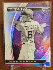 2021 PANINI CHRONICLES TITAN SILVER PRIZM ROOKIE JOSE DEVERS MIAMI MARLINS 