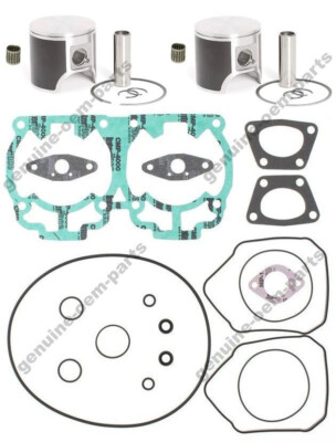 2002 Ski-Doo Grand Touring 600 Top End Rebuild Kit Pistons Gaskets Bearings 76mm