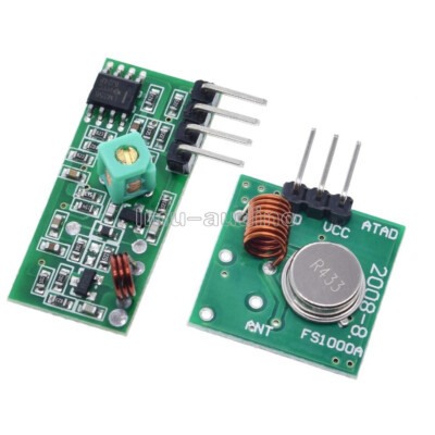 2PCS 433Mhz WL RF transmitter and receiver link kit for Arduino/ARM/MCU NEW