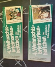 2 Heftchen Weihnachtsbriefmarken 1985/86