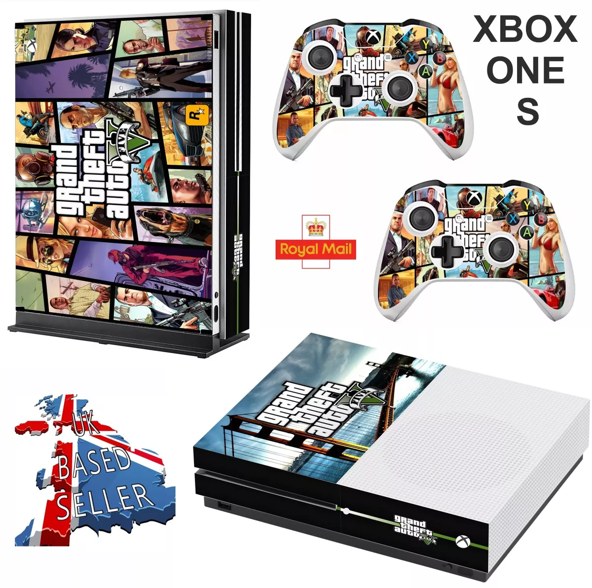 GTA V Xbox SERIES X SKIN DECAL VINYL STICKER WRAP