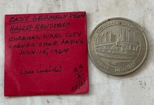 1964 East Germany Halle-Neustadt Chemiearbeiterstadt Medal - Jerry Schimmel