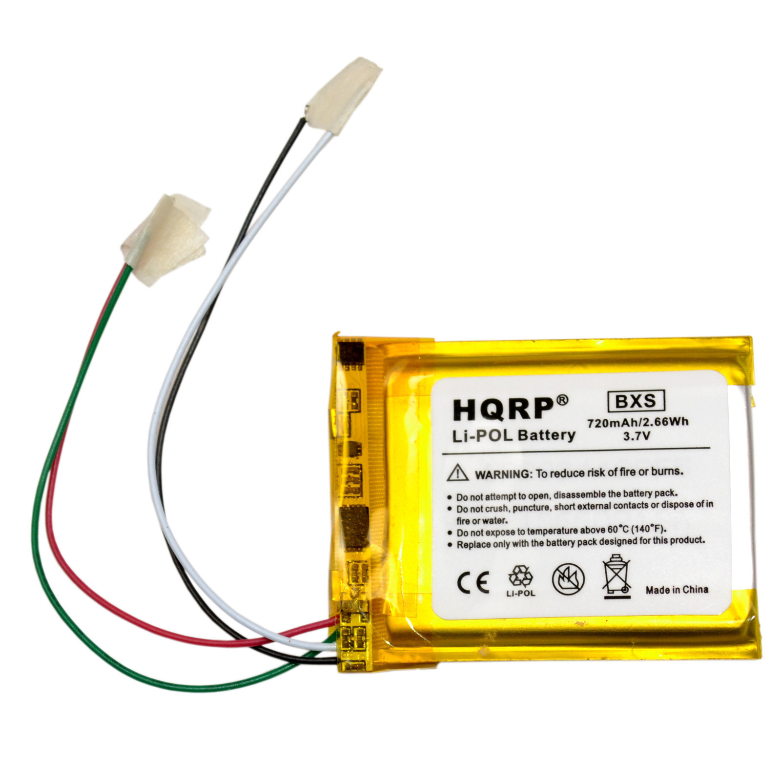 Battery for Microsoft Zune 4GB 8GB 16GB, Flash 4GB 8GB Digital Media MP3 Player