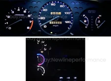 White LED Cluster + Climate Control +Switch Bulbs for Honda Civic Ek 1999-2000