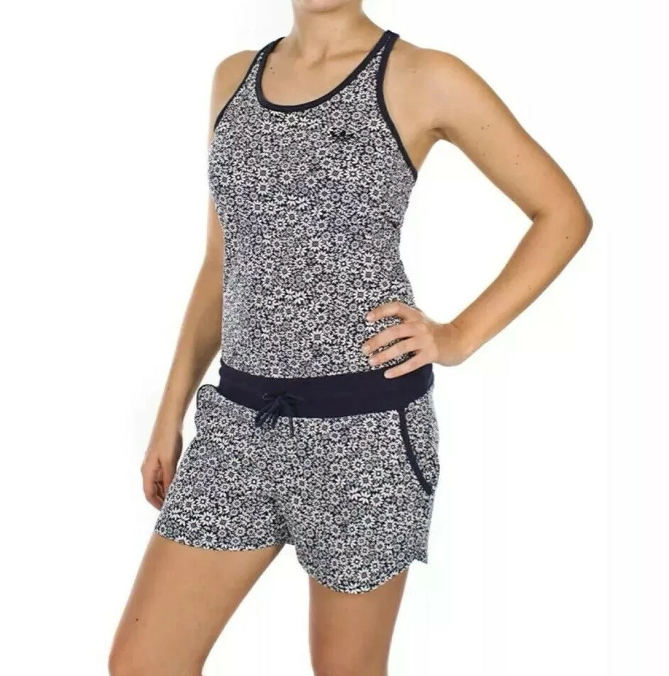Adidas top floral jumpsuit