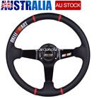 <!--F#f_0-->RALLI-ART 6 Bolt Aluminum Racing Steering Wheel PVC Sports Drifting Wheel AU<!--F/-->