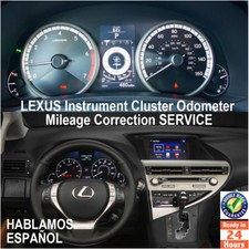 Lexus 1998-2019 Instrument Gauge Cluster Mileage Correction/Programming Service