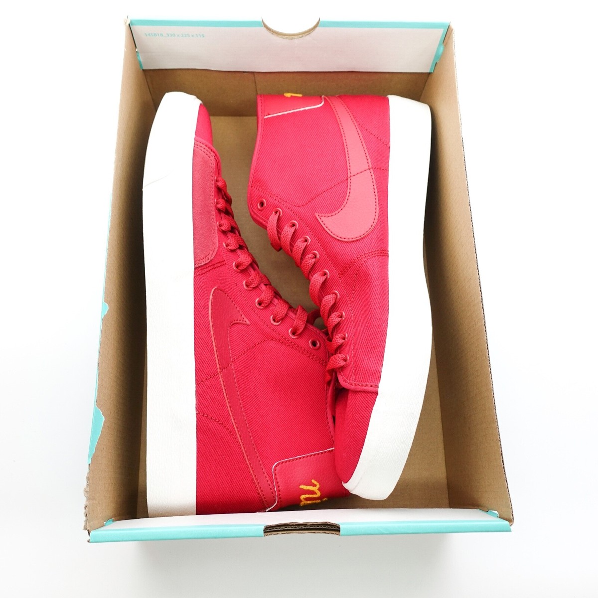 Nike SB Blazer Court Mid Premium Mystic Hibiscus Red Men display picture 1