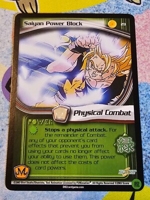 Saiyan Power Block 2003 Score Limited Dragon Ball Z DBZ TCG #29