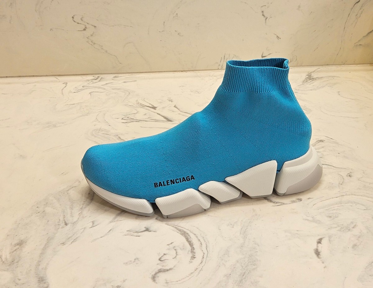 Balenciaga Speed Trainer Mens Blue New! Balenciaga 'Speed Clear
