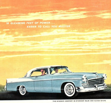 1956 Chrysler Windsor Newport Coupe Vintage Advertisement Z1226 1956 Chrysler Windsor Newport Coupe Vintage Advertisement Z1226