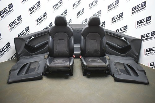 Audi A5 8T Coupe LEDER ALCANTARA Sportsitze Rückbank Türverkleidung AUSSTATTUNG