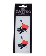 Temporary tatto love