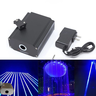 450nm 200mW Blue Laser Module Fat Beam  Laser DJ Stage Light 12V