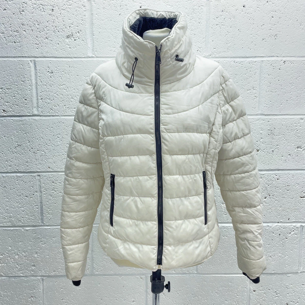 Cream padded jacket cheap