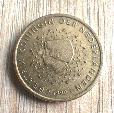 1999年 ベアトリクス 50 EURO CENT s-l400.jpg