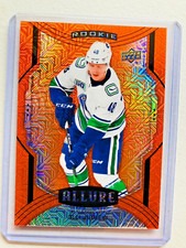 2020-21 ALLURE HOCKEY ORANGE SLICE ROOKIE SP #126 OLLI JUOLEVI VANCOUVER CANUCKS
