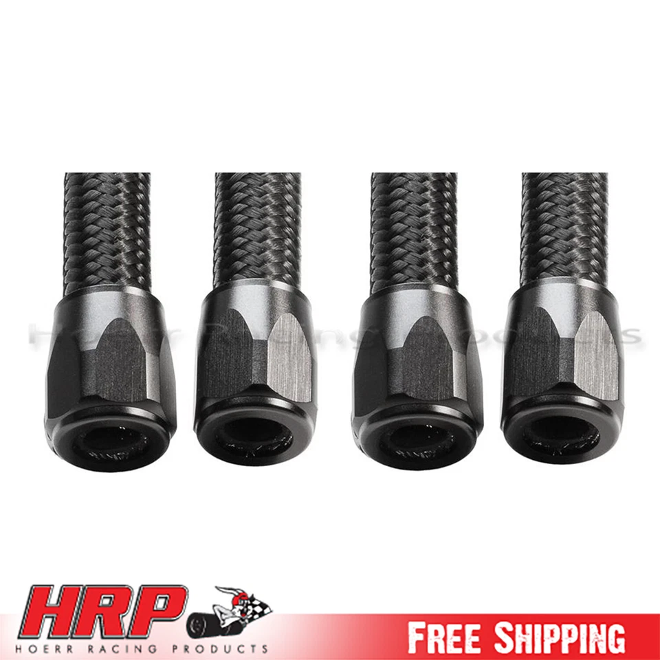 Jagg 22-JHF06-BK-4 Hose Finishers Black Size 7/8? integrated hose clamps, 4 Pack - Image 1 of 1