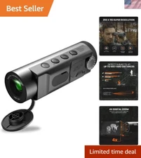 Lightweight Waterproof Thermal Monocular - 580 Yards Detection for Hunters