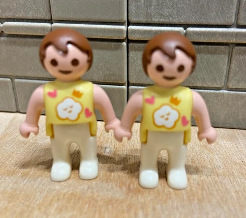 Playmobil 2 Character Baby Modern Children 30 City - for CUSTOM RARE VINTAGE