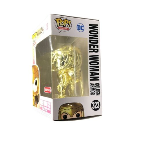 ✅ Wonder Woman Golden Armor WW84 Funko Pop #323 Target Exclusive ✅ - Picture 11 of 12