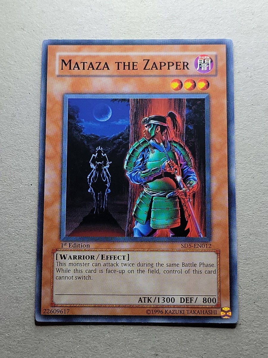 Mataza the Zapper - SD5-EN012 - 1st Edition - YuGiOh-LP | eBay