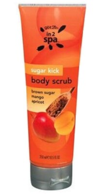 1 GOT 2B SUGAR KICK BODY SCRUB BROWN SUGAR MANGO APRICOT FREE SHIPPING USA RARE