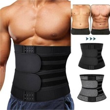 Waist Trainer Adjustable Hernia Belt Back Support double Belt Pain Relief S-XXXL