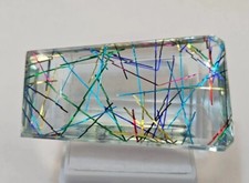 AAA  Rutilated Quartz Natural Fancy Cut 124-126 Ct Loose Gemstone EGL Certified