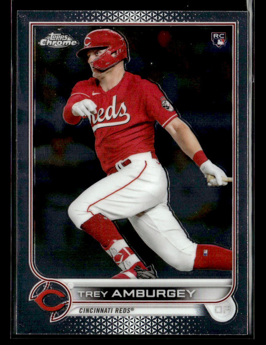 Trey Amburgey 2022 Topps Chrome #61 Rookie Cincinnati Reds