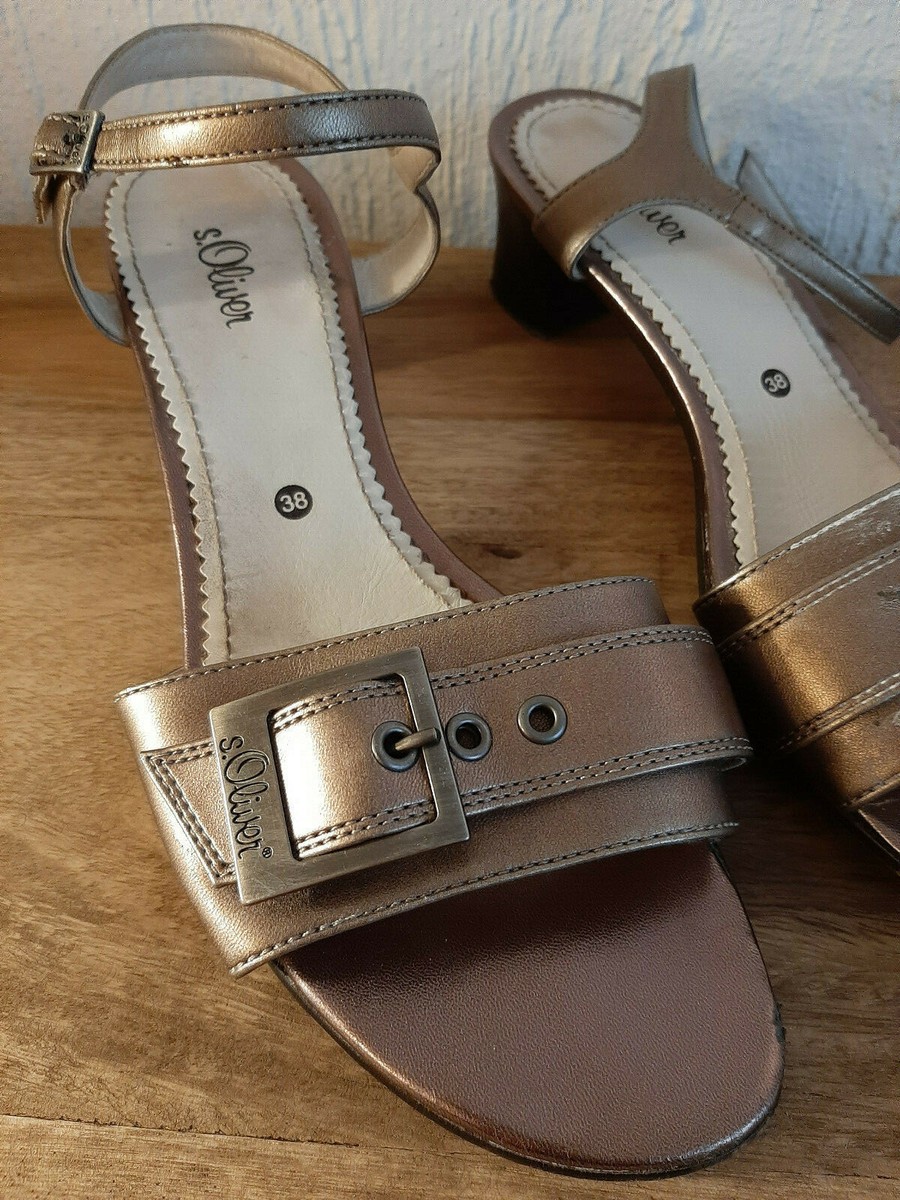 s oliver schuhe gold