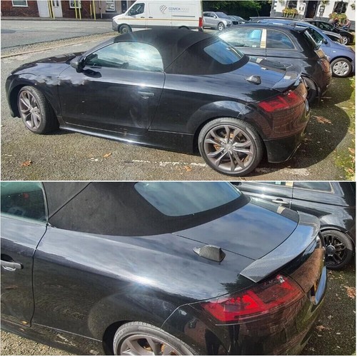 Echt Carbon Kofferraum Spoiler Flügellippe für Audi TT TTS Sline Mk2 8J Coupe 08UP - Bild 5 von 12