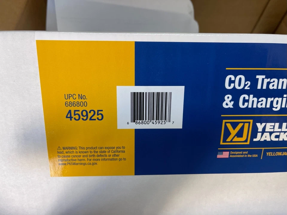Желтая куртка CO2 транскритический тест и зарядка коллектор R-744 HVAC/R новый 45925 - Изображение 4 из 4