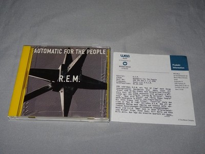 R.E.M. - AUTOMATIC FOR THE PEOPLE / ALBUM-CD 1992 & PROMO-SHEET