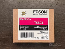 NEW Genuine Epson T5803 Magenta Ink Stylus Pro 3800/3880 Ink EXP: 04/2018