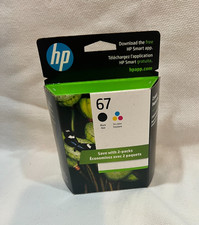 Genuine HP 67 Black Color Ink Combo Pack exp. 04/2024