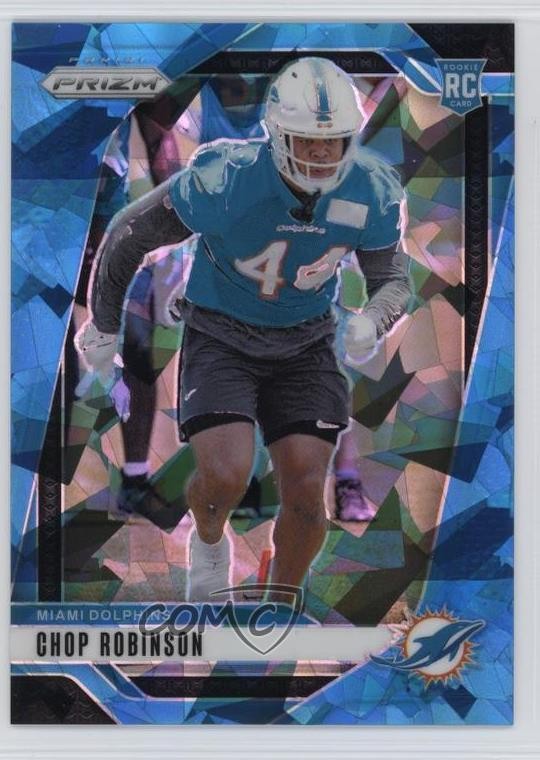 2024 Panini Prizm Rookies Blue Ice Prizm 53/99 Chop Robinson #319 1t2r