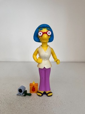 PLAYMATES INTERACTIVE THE SIMPSONS SERIES 12 LUANN VAN HOUTEN ACTION FIGURE WOS