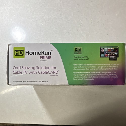 HDHomeRun PRIME HDHR3-CC CableCARD Network TV Tuner 3-Port QAM | eBay