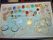 Van Dell 1/20 12k GF Scarab & Shield Egyptian Revival Belt + EP, HGE,GP, 200g +