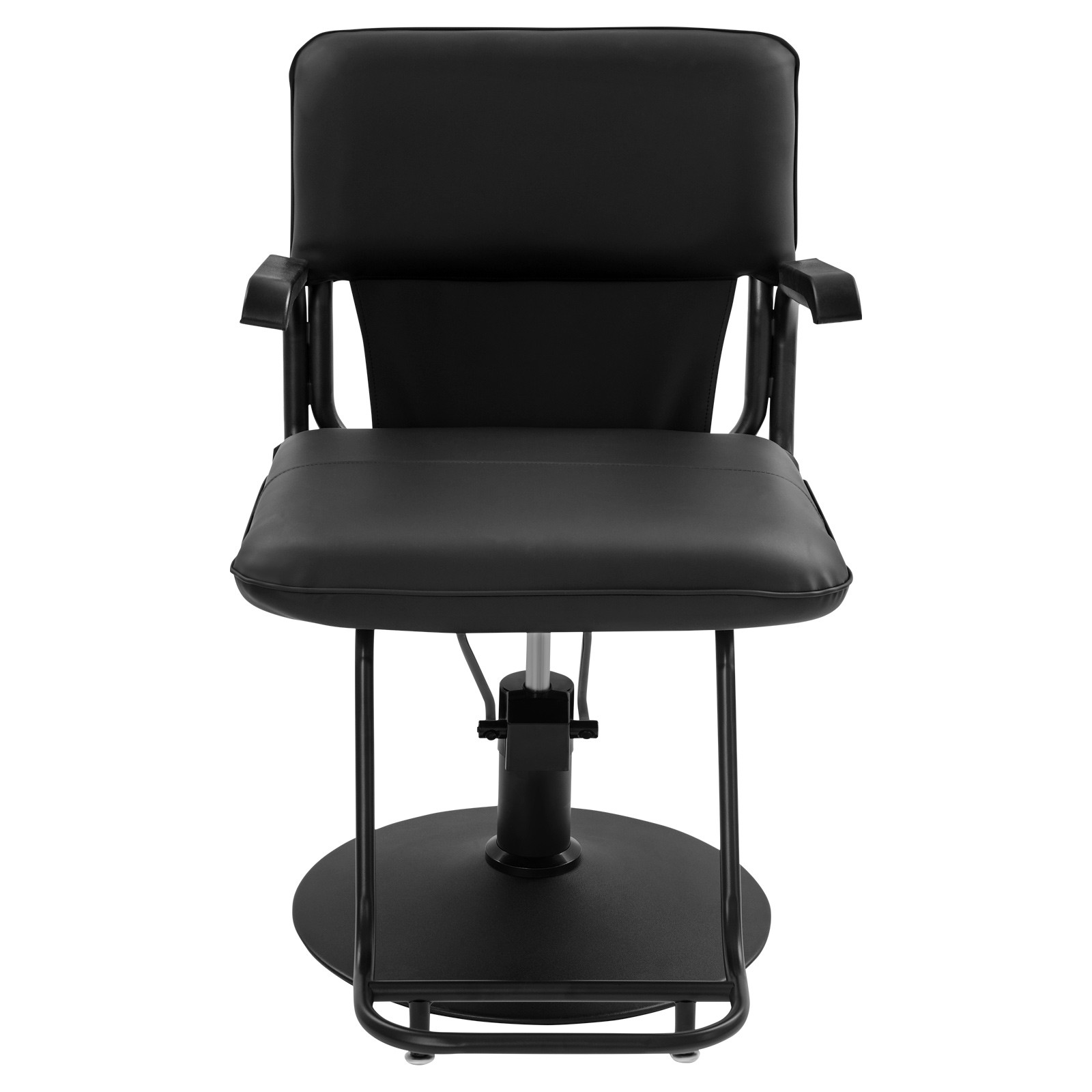 Salon Styling Chair, 360° Swivel Barber Chair, Adjustable Beauty Chair black